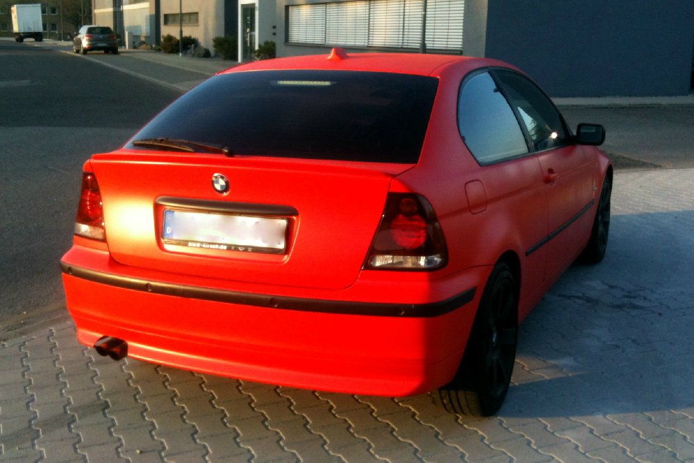 mal was anderes: rot-matt - 3er BMW - E46