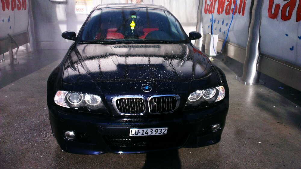 M3 e46 Carbonschwarz Rotes leder Schweiz - 3er BMW - E46