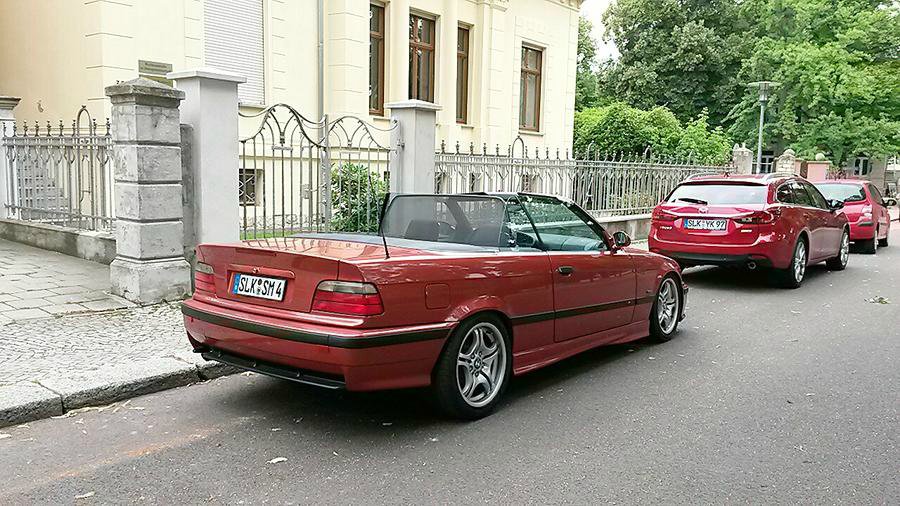BMW E36 318i Cabrio INDIVIDUAL Sierrarot - 3er BMW - E36