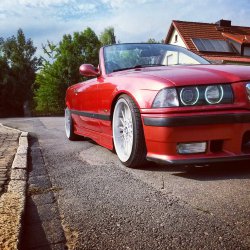 BMW E36 318i Cabrio INDIVIDUAL Sierrarot - 3er BMW - E36