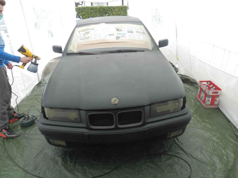 BMW e36 Grn -> Grau PlastDip - 3er BMW - E36