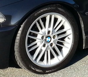 BMW Styling 85 Felge in 7.5x17 ET 41 mit Hankook Ventus V12 Evo Reifen in 225/45/17 montiert vorn Hier auf einem 3er BMW E46 323i (Limousine) Details zum Fahrzeug / Besitzer