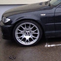 BBS CH004 Felge in 8.5x19 ET 35 mit Dunlop  Reifen in 235/35/19 montiert vorn Hier auf einem 3er BMW E46 320i (Touring) Details zum Fahrzeug / Besitzer