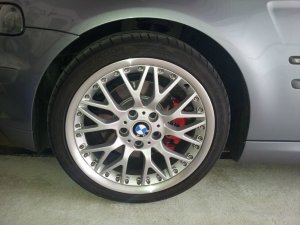 BMW Styling 78 Felge in 8x18 ET 47 mit Hankook Ventus Evo V12 Reifen in 225/40/18 montiert vorn Hier auf einem 3er BMW E46 325ti (Compact) Details zum Fahrzeug / Besitzer