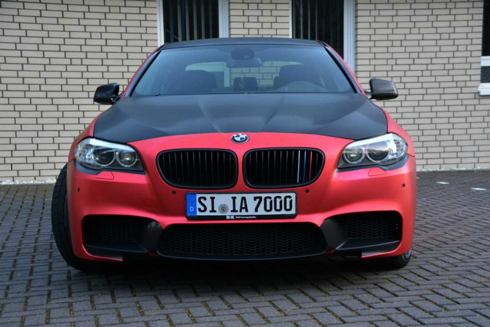 BMW F10 550i M5 Optik Foliert - 5er BMW - F10 / F11 / F07
