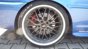 Barracuda Voltec t6 Felge in 9x19 ET  mit kumho  Reifen in 255/30/19 montiert hinten mit folgenden Nacharbeiten am Radlauf: gebrdelt und gezogen Hier auf einem 3er BMW E46 330d (Coupe) Details zum Fahrzeug / Besitzer