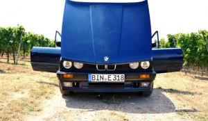 E30 Cabrio 318 Ein Traum in maritiusblau und beige - 3er BMW - E30