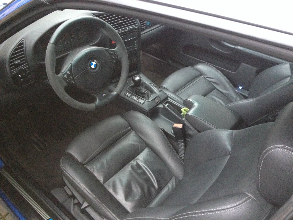 BMW E36 320i Estorilblau Tief Breit und Laut :-) - 3er BMW - E36