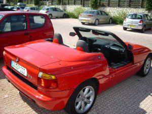 Rast nach toller Passfahrt heimwrts vom Gardasee - BMW Z1, Z3, Z4, Z8