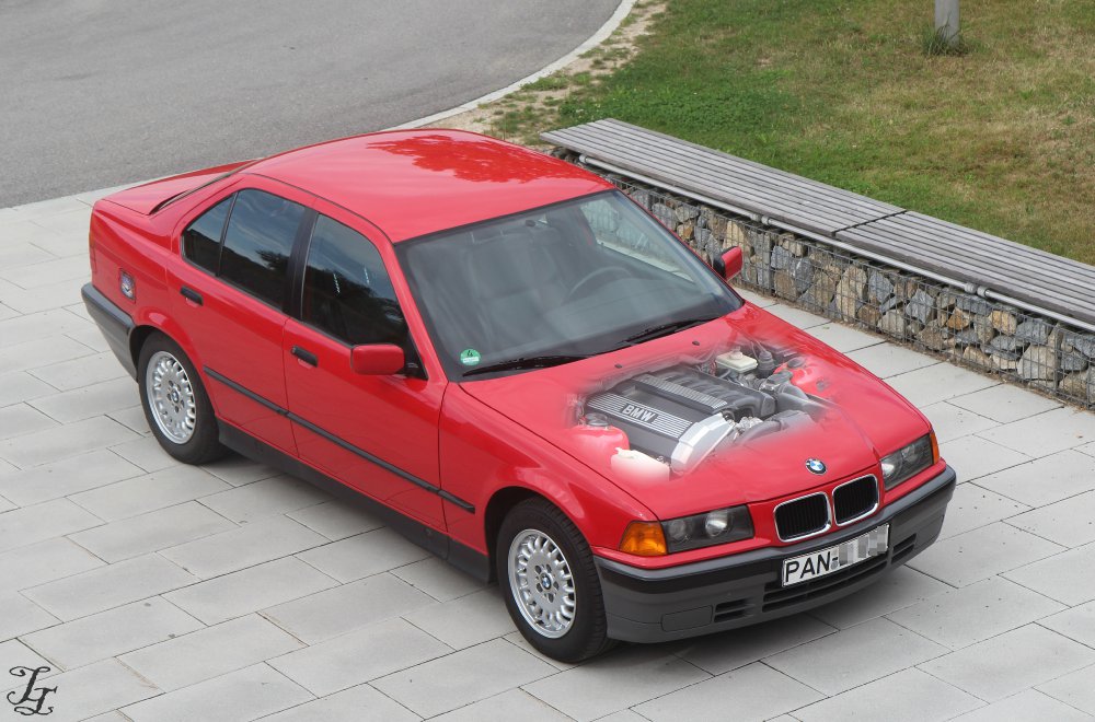 BMW E36 320i mit G-Power Auspuff - 3er BMW - E36