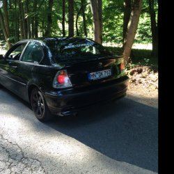 BMW E46 Compact - Dezent-schwarz :) - 3er BMW - E46