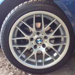 BMW  Felge in 7.5x17 ET 47 mit - NoName/Ebay - Sport HS-2 Reifen in 225/45/17 montiert vorn Hier auf einem 3er BMW E46 316ti (Compact) Details zum Fahrzeug / Besitzer