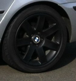 BMW Styling 44 Felge in 8x17 ET 47 mit Hankook Evo 12 Reifen in 225/45/17 montiert hinten Hier auf einem 3er BMW E46 316i (Limousine) Details zum Fahrzeug / Besitzer