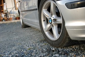 BMW  Felge in 7x16 ET  mit BMW  Reifen in 205/55/16 montiert hinten Hier auf einem 3er BMW E46 318i (Limousine) Details zum Fahrzeug / Besitzer