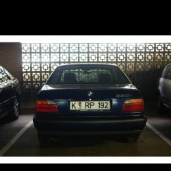 BMW 320i coupe mauritius blau metalic - 3er BMW - E36
