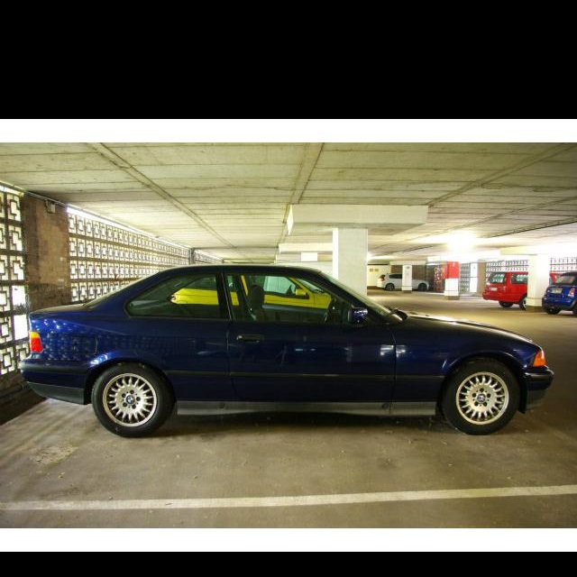 BMW 320i coupe mauritius blau metalic - 3er BMW - E36