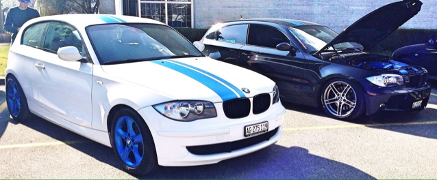 116i White/Blue - 1er BMW - E81 / E82 / E87 / E88