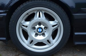 BMW Styling 24 Felge in 7.5x17 ET 41 mit Michelin Pilot Sport Reifen in 225/45/17 montiert vorn Hier auf einem 3er BMW E36 325i (Coupe) Details zum Fahrzeug / Besitzer