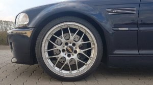 BBS RS-GT Felge in 8.5x19 ET  mit Nexen  Reifen in 235/35/19 montiert vorn Hier auf einem 3er BMW E46 M3 (Cabrio) Details zum Fahrzeug / Besitzer
