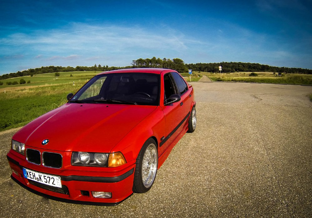 Red Low E36 mit BBS RC und LowTec 9.2 und 328 AGA - 3er BMW - E36