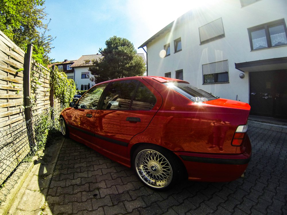 Red Low E36 mit BBS RC und LowTec 9.2 und 328 AGA - 3er BMW - E36