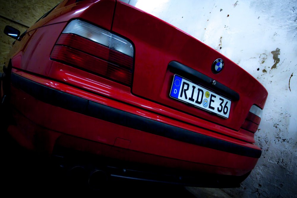 Red Low E36 mit BBS RC und LowTec 9.2 und 328 AGA - 3er BMW - E36