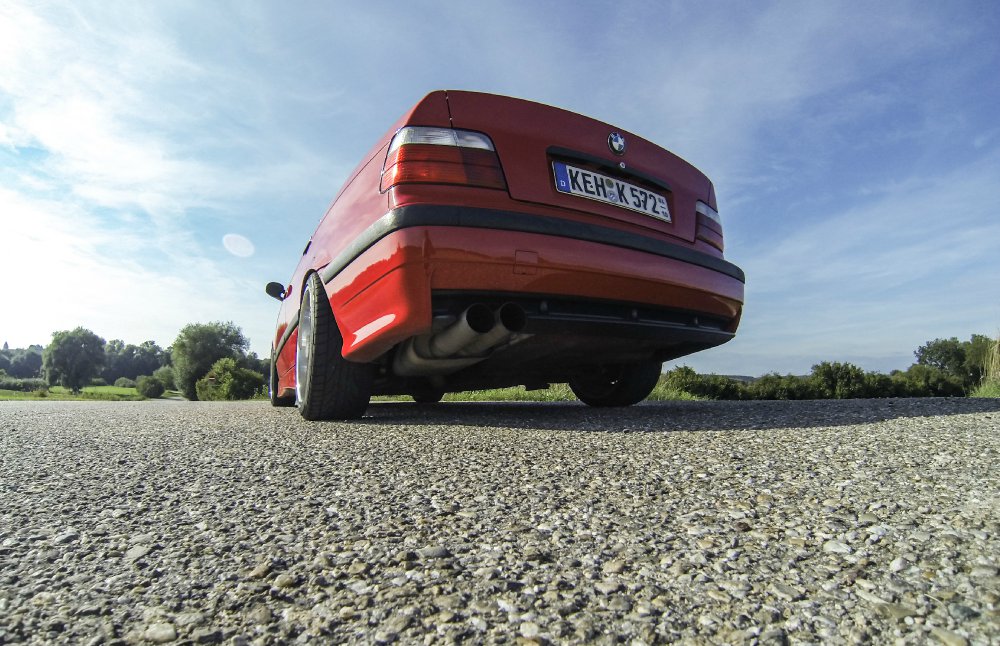 Red Low E36 mit BBS RC und LowTec 9.2 und 328 AGA - 3er BMW - E36