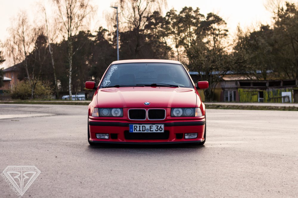 Red Low E36 mit BBS RC und LowTec 9.2 und 328 AGA - 3er BMW - E36