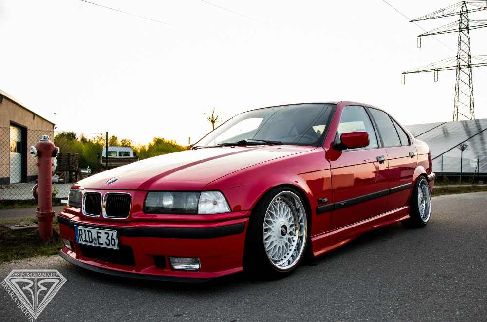 Red Low E36 mit BBS RC und LowTec 9.2 und 328 AGA - 3er BMW - E36