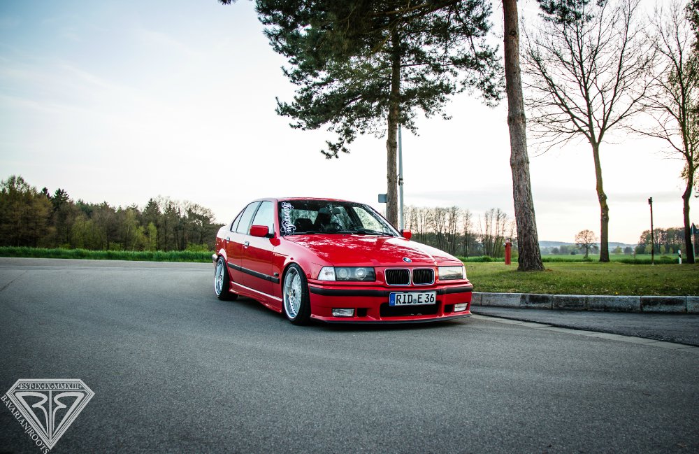 Red Low E36 mit BBS RC und LowTec 9.2 und 328 AGA - 3er BMW - E36