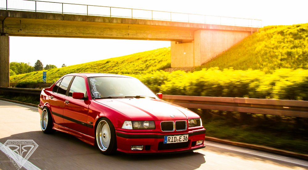 Red Low E36 mit BBS RC und LowTec 9.2 und 328 AGA - 3er BMW - E36