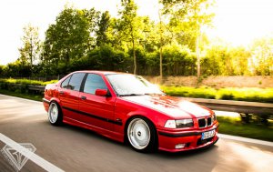 Red Low E36 mit BBS RC und LowTec 9.2 und 328 AGA - 3er BMW - E36