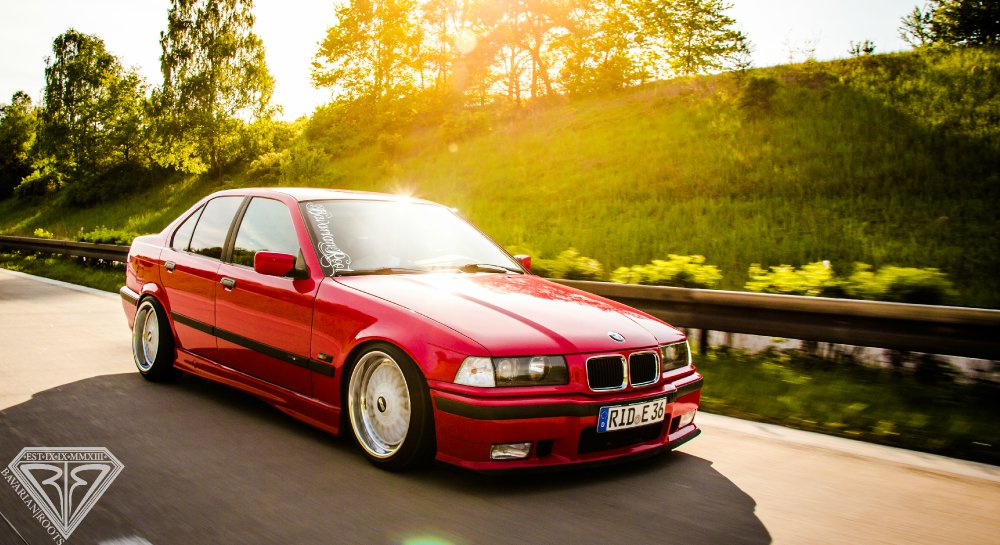 Red Low E36 mit BBS RC und LowTec 9.2 und 328 AGA - 3er BMW - E36