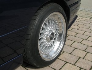 BBS RS 01 Felge in 9x16 ET 24 mit Dunlop SP 9000 Reifen in 225/45/16 montiert hinten Hier auf einem 3er BMW E30 M3 (Cabrio) Details zum Fahrzeug / Besitzer