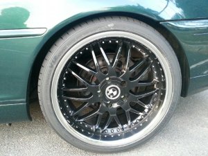 royal wheels GT Felge in 8.5x19 ET 35 mit Hankook Ventus V12 evo Reifen in 235/35/19 montiert hinten Hier auf einem 3er BMW E46 323i (Coupe) Details zum Fahrzeug / Besitzer