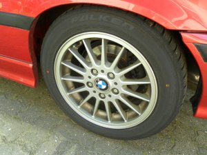 BMW Styling 32 Felge in 7x16 ET 46 mit Falken  Reifen in 205/55/16 montiert hinten Hier auf einem 3er BMW E36 316i (Coupe) Details zum Fahrzeug / Besitzer
