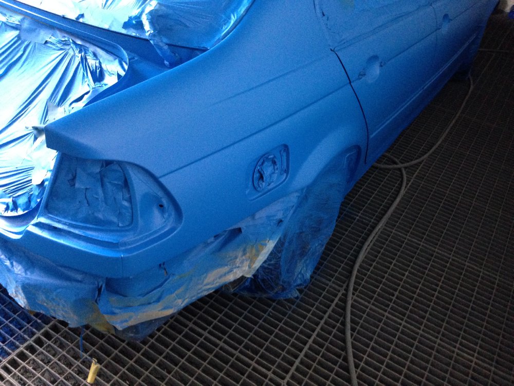 328iA Limo matt Blau - 3er BMW - E46