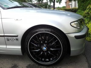 BMW M V72 Felge in 8x18 ET 47 mit Falken  Reifen in 225/40/18 montiert vorn Hier auf einem 3er BMW E46 330i (Limousine) Details zum Fahrzeug / Besitzer