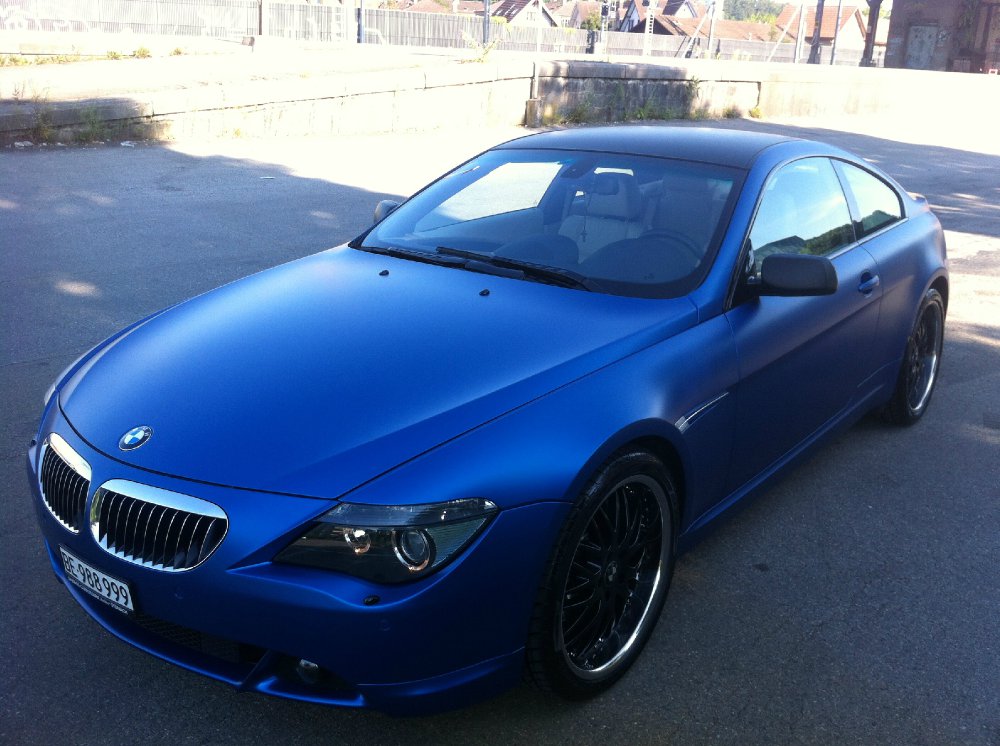 BMW e63 650i matt blue - Fotostories weiterer BMW Modelle