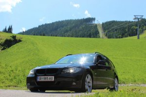 Mein schwarzer Pampersbomber. BMW E91 318i - 3er BMW - E90 / E91 / E92 / E93