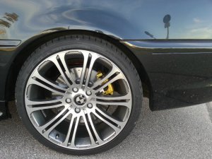 MAM B1 Felge in 8.5x19 ET 35 mit Nexen N6000 Reifen in 235/35/19 montiert hinten mit 10 mm Spurplatten Hier auf einem 3er BMW E46 330i (Coupe) Details zum Fahrzeug / Besitzer
