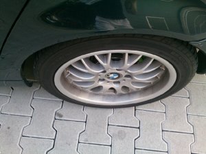 BMW  Felge in 8x17 ET 35 mit - NoName/Ebay -  Reifen in 225/45/17 montiert hinten Hier auf einem 3er BMW E46 320i (Touring) Details zum Fahrzeug / Besitzer