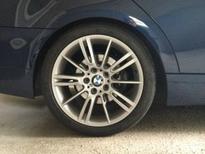 BMW M193 Felge in 8.5x18 ET 37 mit Michelin Pilot Reifen in 255/35/18 montiert hinten Hier auf einem 3er BMW E91 320d (Touring) Details zum Fahrzeug / Besitzer