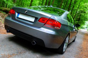 E92 - 335i - Spacegrau,  neu: Heckscheibenrollo - 3er BMW - E90 / E91 / E92 / E93