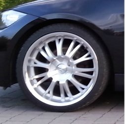 Frankenrder NAILA Felge in 8.5x19 ET 35 mit Michelin sportmaxx Reifen in 235/35/19 montiert vorn Hier auf einem 3er BMW E90 318d (Limousine) Details zum Fahrzeug / Besitzer