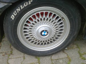 BMW Styling 17 Felge in 7x15 ET 47 mit Dunlop Sport Blue Response Reifen in 205/60/15 montiert hinten Hier auf einem 3er BMW E36 316i (Compact) Details zum Fahrzeug / Besitzer