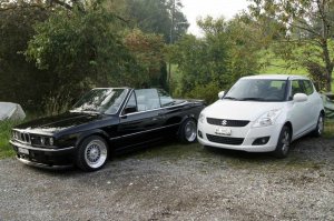 Schwarzes M-Tech 1 Cabrio - 3er BMW - E30