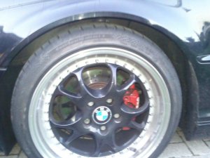 H&R ZW3 Felge in 8.5x17 ET  mit Continental sport contact Reifen in 215/40/17 montiert vorn mit 20 mm Spurplatten Hier auf einem 3er BMW E46 323i (Coupe) Details zum Fahrzeug / Besitzer