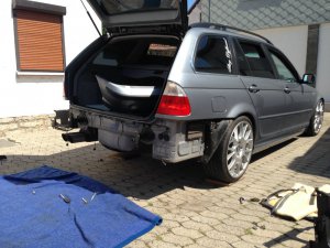 Static e46 Touring mit ordentlich Tiefgang - 3er BMW - E46