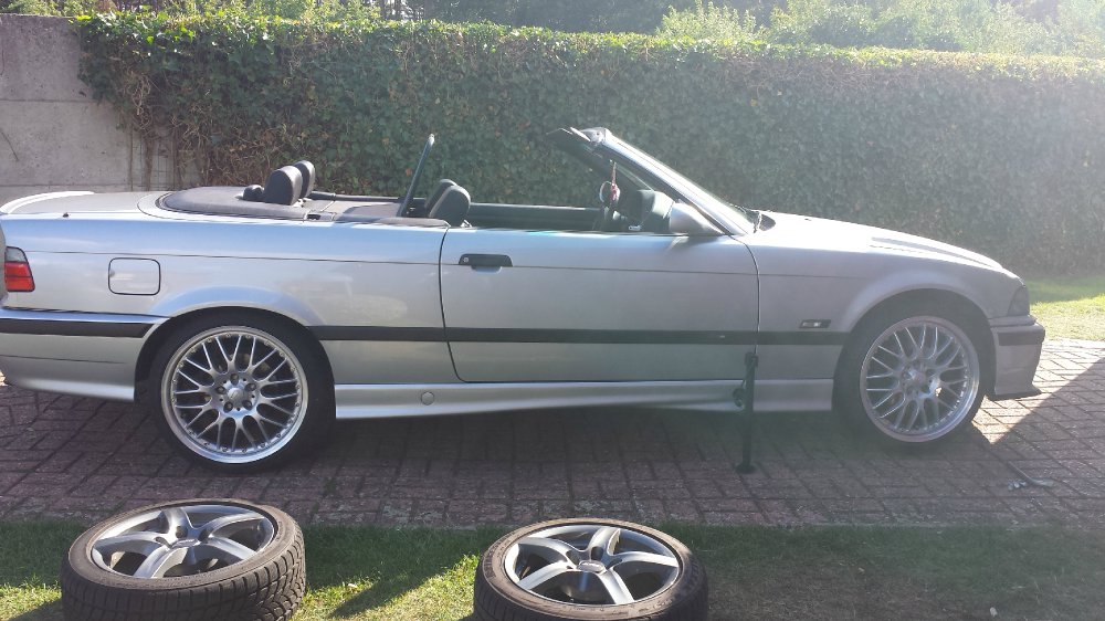 BMW E36 328i Arktissilber cabrio - 3er BMW - E36